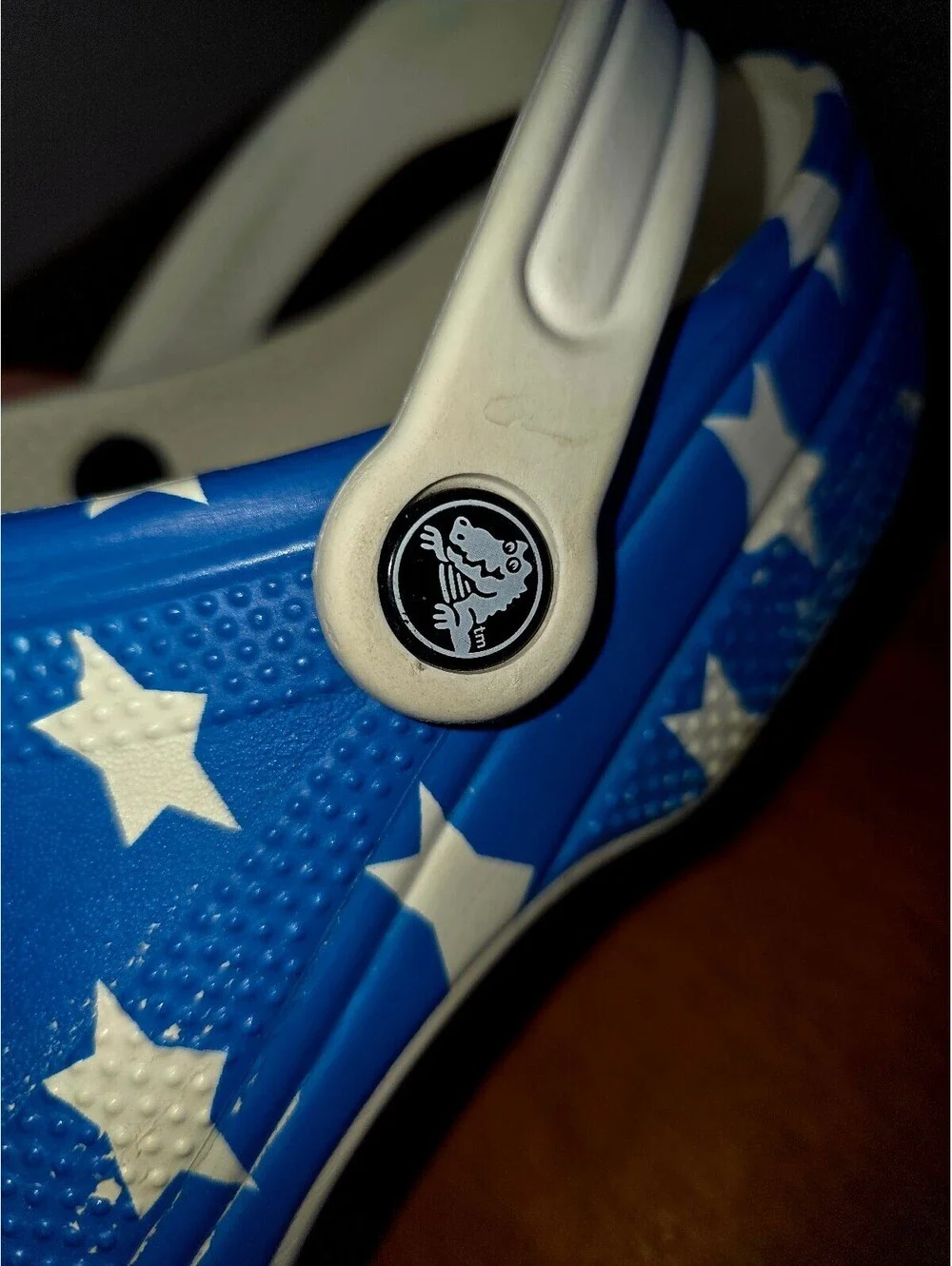 CROCS, Stars and Stripes, men's 8 ladies 10